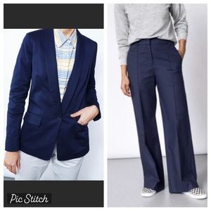 Like new Wildfang Navy Pique Suit